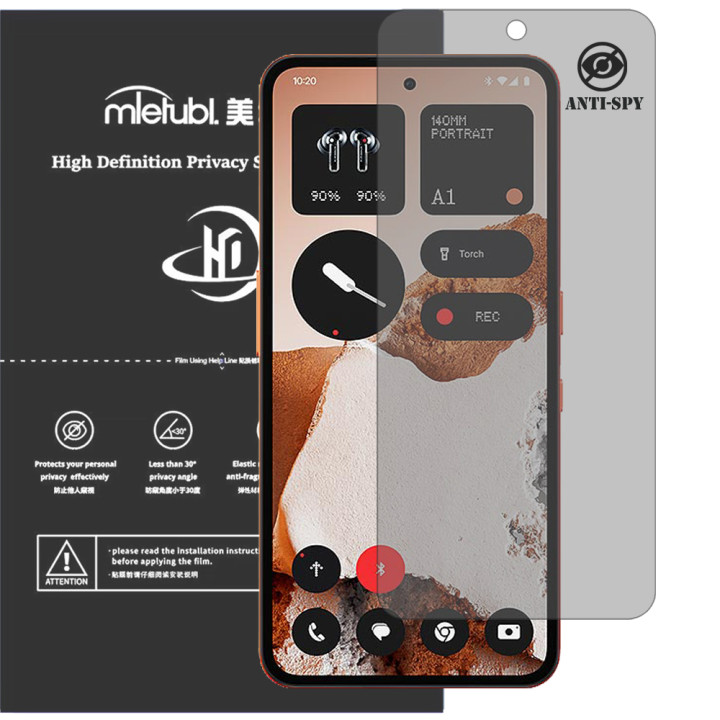 Гідрогелева плівка антишпигун Mietubl HD Privacy Screen Protector для Nothing CMF Phone 2 Pro