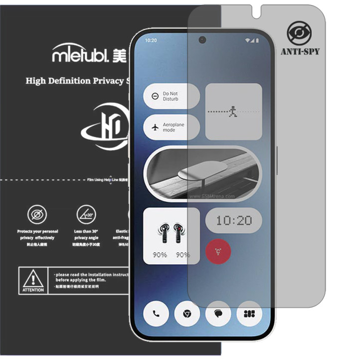 Гідрогелева плівка антишпигун Mietubl HD Privacy Screen Protector для Nothing Phone (2a)