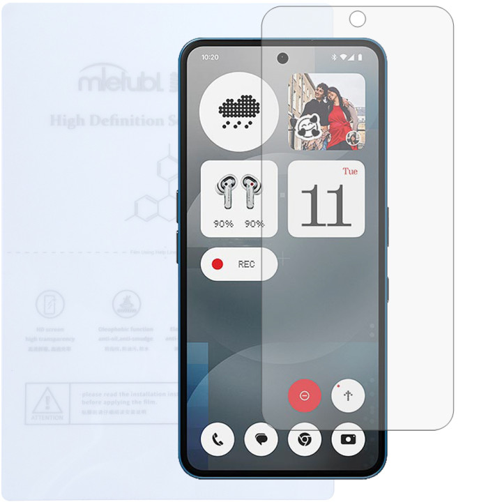 Гидрогелевая пленка Mietubl HD для Nothing Phone (3a)
