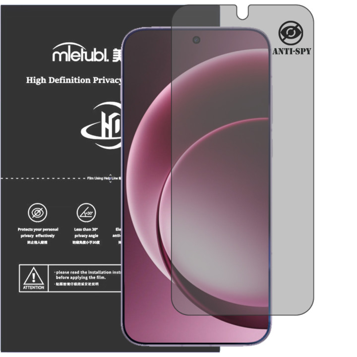 Гідрогелева плівка антишпигун Mietubl HD Privacy Screen Protector для OnePlus 15