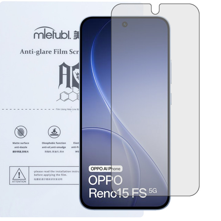 Гідрогелева плівка Mietubl Anti-Glare для OPPO Reno15 FS 5G Матова