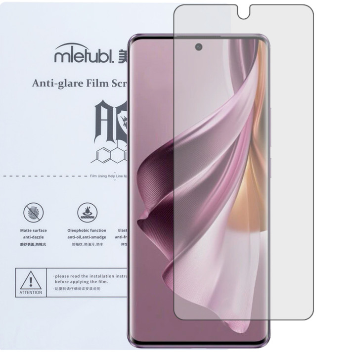 Гидрогелевая пленка Mietubl Anti-Glare для OPPO Reno10 Pro Матовая