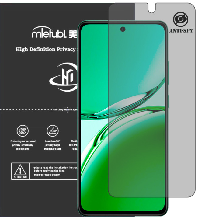 Гидрогелевая пленка антишпион Mietubl HD Privacy Screen Protector для OPPO Reno12 FS 5G