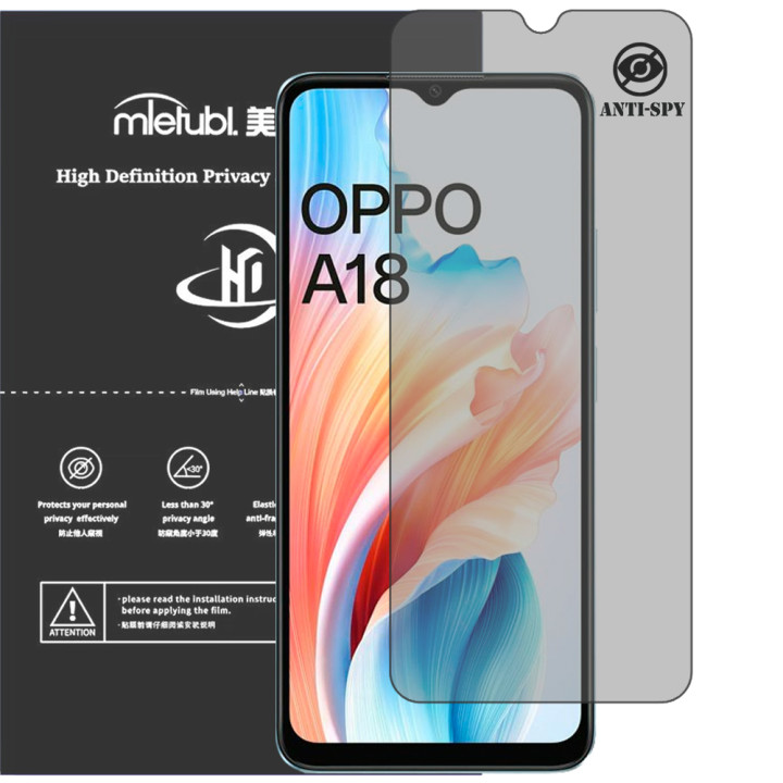 Гідрогелева плівка антишпигун Mietubl HD Privacy Screen Protector для OPPO A18