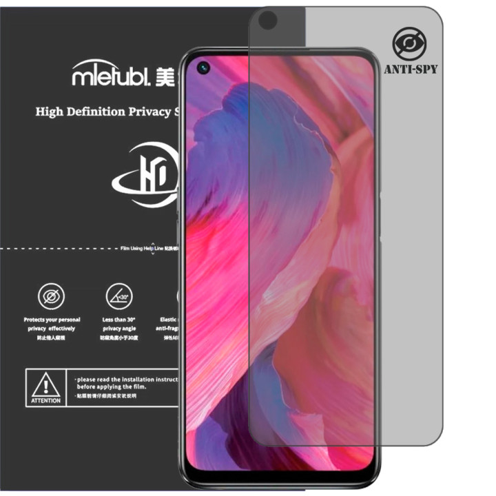 Гідрогелева плівка антишпигун Mietubl HD Privacy Screen Protector для OPPO A74 5G