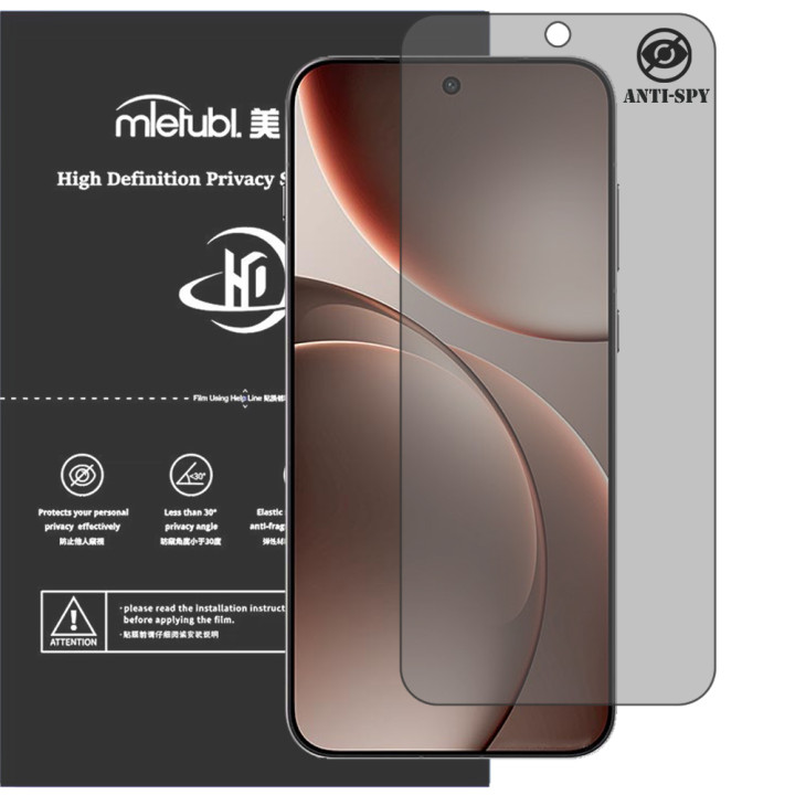 Гідрогелева плівка антишпигун Mietubl HD Privacy Screen Protector для OPPO Find X9