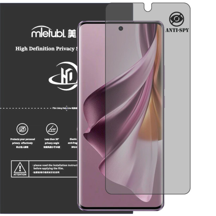 Гидрогелевая пленка антишпион Mietubl HD Privacy Screen Protector для OPPO Reno10 Pro
