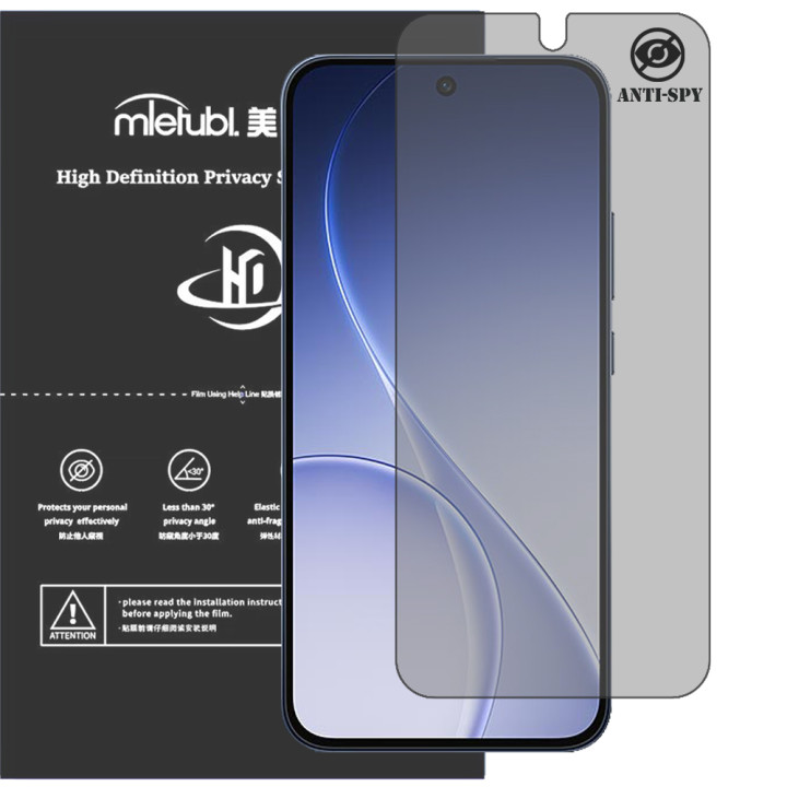 Гідрогелева плівка антишпигун Mietubl HD Privacy Screen Protector для OPPO Reno15 F 5G