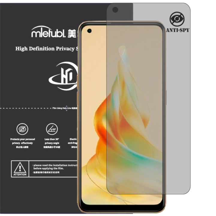 Гидрогелевая пленка антишпион Mietubl HD Privacy Screen Protector для OPPO Reno8 T