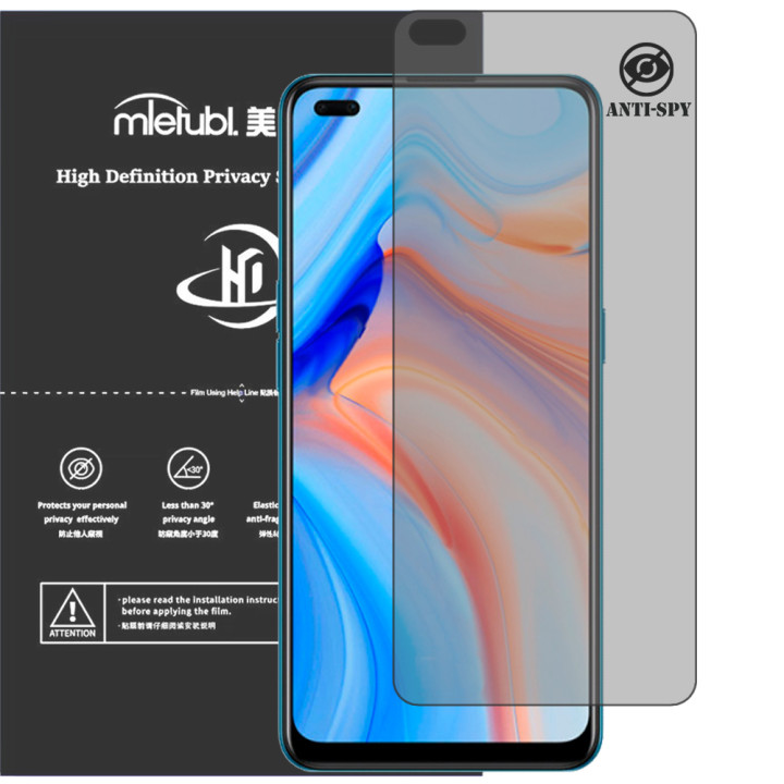 Гидрогелевая пленка антишпион Mietubl HD Privacy Screen Protector для OPPO Reno4 5G