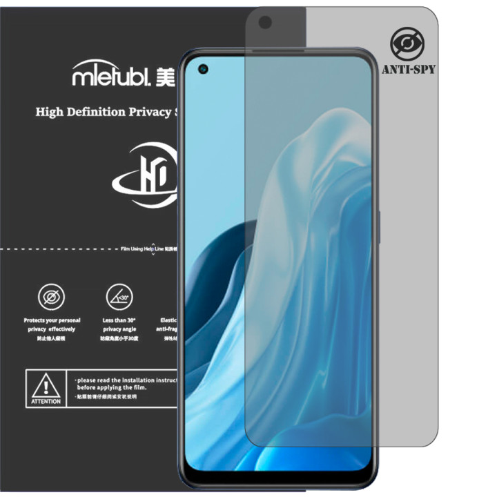 Гидрогелевая пленка антишпион Mietubl HD Privacy Screen Protector для OPPO Reno7 5G
