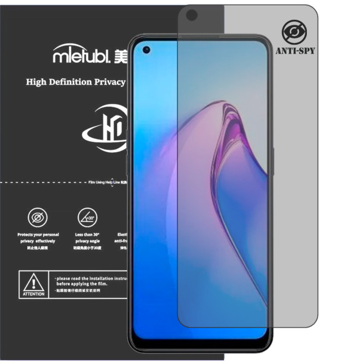 Гідрогелева плівка антишпигун Mietubl HD Privacy Screen Protector для OPPO Reno8 5G