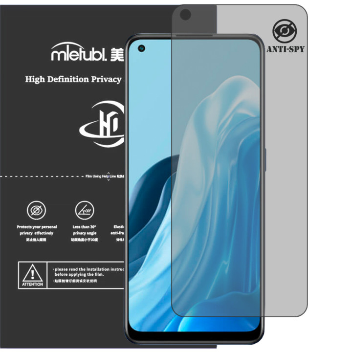 Гідрогелева плівка антишпигун Mietubl HD Privacy Screen Protector для OPPO Reno8 Lite