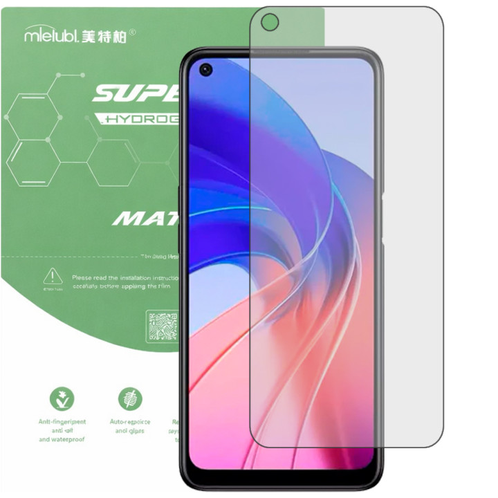 Гидрогелевая пленка матовая Mietubl Super TPU Matte для OPPO A55