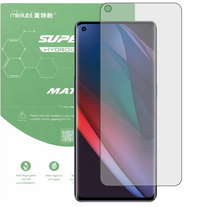 Гидрогелевая пленка матовая Mietubl Super TPU Matte для OPPO Find X3 Neo