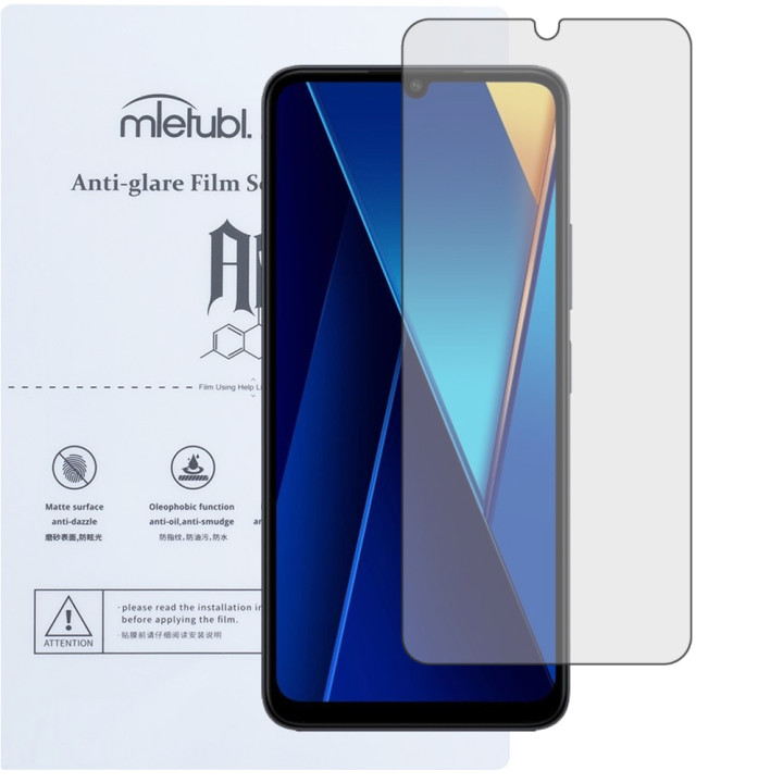 Гидрогелевая пленка Mietubl Anti-Glare для POCO C65 Матовая