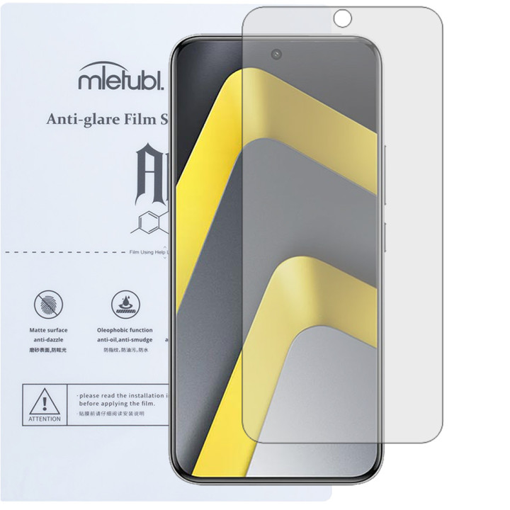 Гидрогелевая пленка Mietubl Anti-Glare для POCO M8 Матовая