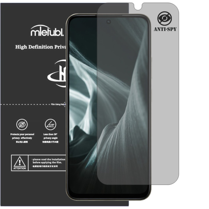 Гідрогелева плівка антишпигун Mietubl HD Privacy Screen Protector для POCO C85x