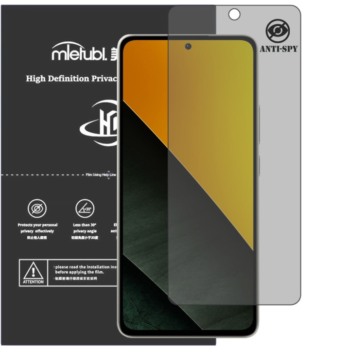 Гідрогелева плівка антишпигун Mietubl HD Privacy Screen Protector для POCO M7 Pro