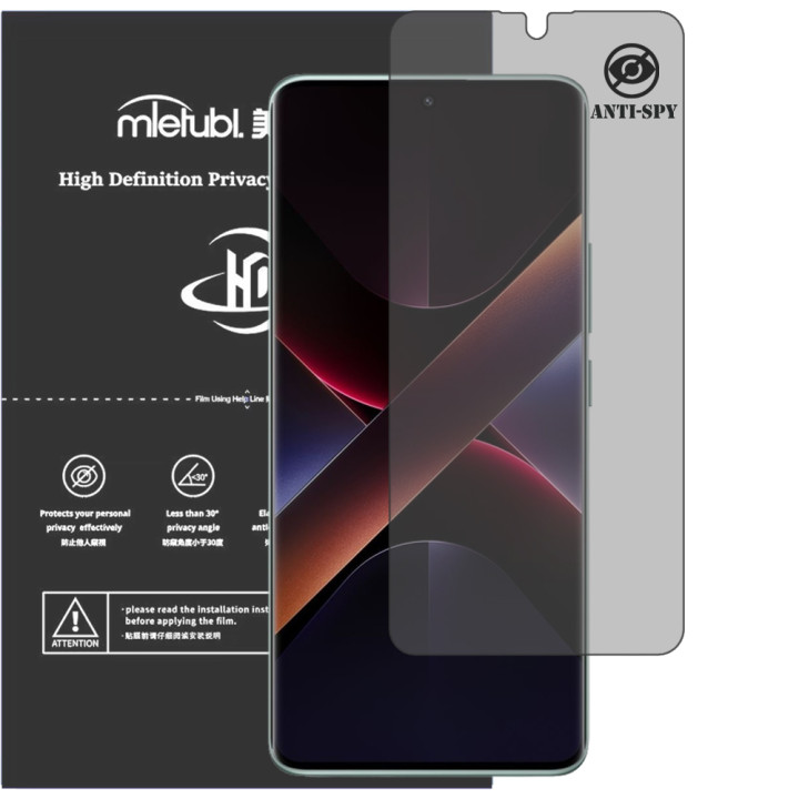 Гідрогелева плівка антишпигун Mietubl HD Privacy Screen Protector для POCO X7