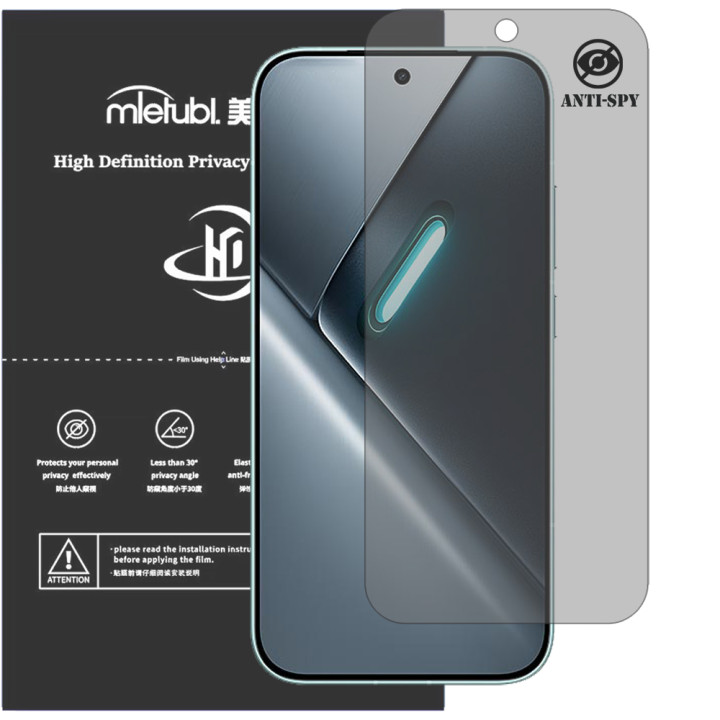 Гідрогелева плівка антишпигун Mietubl HD Privacy Screen Protector для POCO X8 Pro