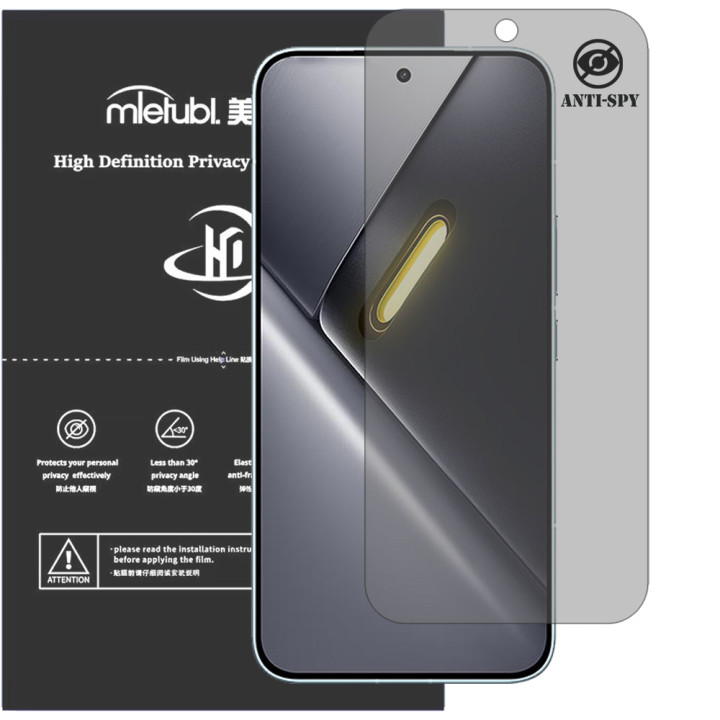 Гідрогелева плівка антишпигун Mietubl HD Privacy Screen Protector для POCO X8 Pro Max