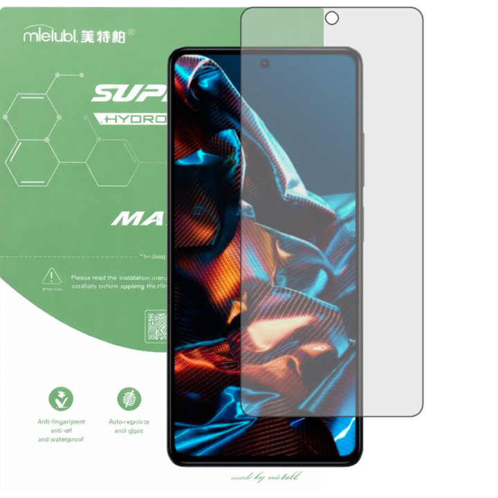 Гидрогелевая пленка матовая Mietubl Super TPU Matte для POCO X5 Pro