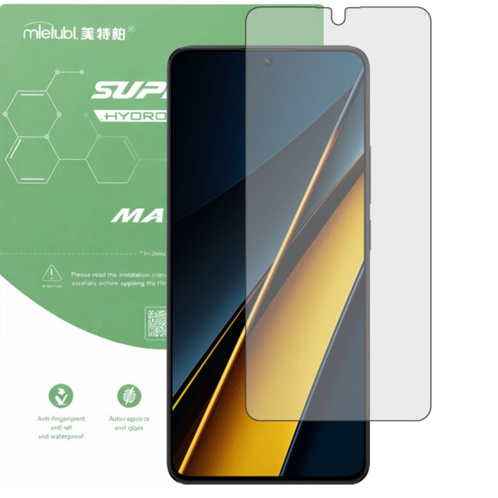 Гидрогелевая пленка матовая Mietubl Super TPU Matte для POCO X6 Pro