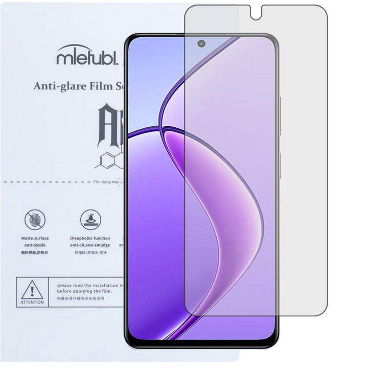 Гидрогелевая пленка Mietubl Anti-Glare для realme 12 4G Матовая