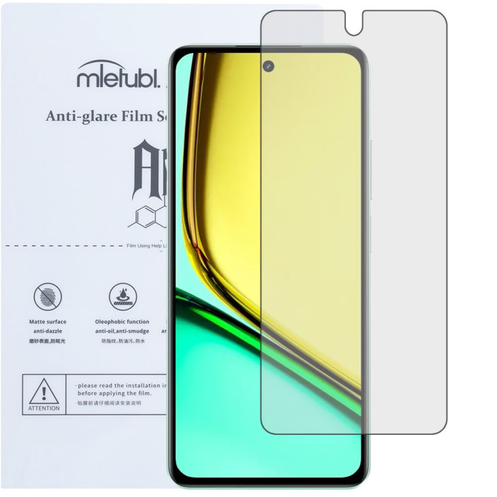 Гидрогелевая пленка Mietubl Anti-Glare для realme C67 Матовая