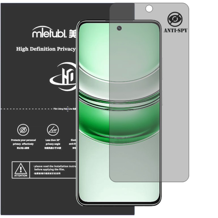 Гідрогелева плівка антишпигун Mietubl HD Privacy Screen Protector для realme 14x 5G