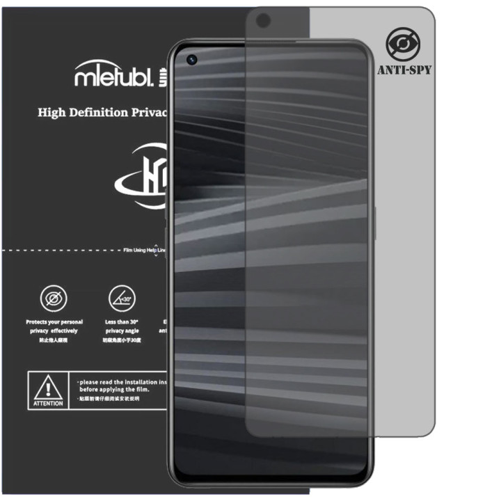 Гидрогелевая пленка антишпион Mietubl HD Privacy Screen Protector для realme GT2