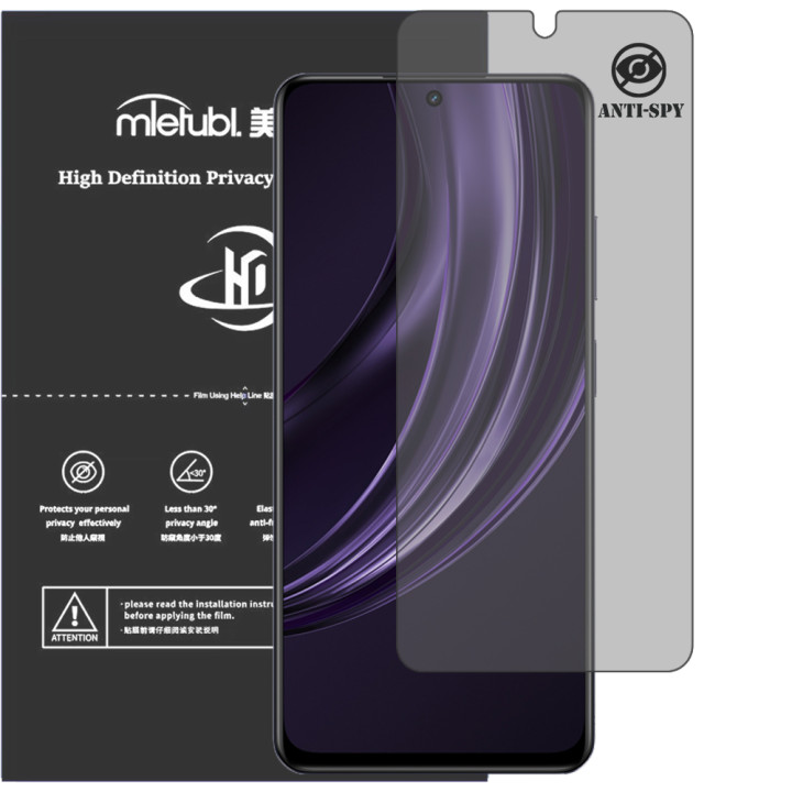 Гідрогелева плівка антишпигун Mietubl HD Privacy Screen Protector для realme 13 5G