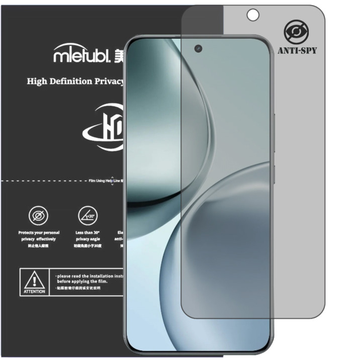 Гідрогелева плівка антишпигун Mietubl HD Privacy Screen Protector для realme 14 Pro+