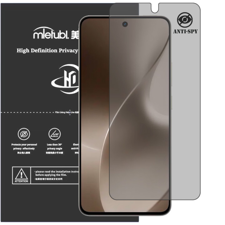 Гідрогелева плівка антишпигун Mietubl HD Privacy Screen Protector для realme 15
