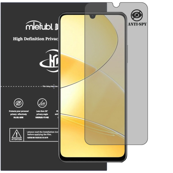 Гидрогелевая пленка антишпион Mietubl HD Privacy Screen Protector для realme C51