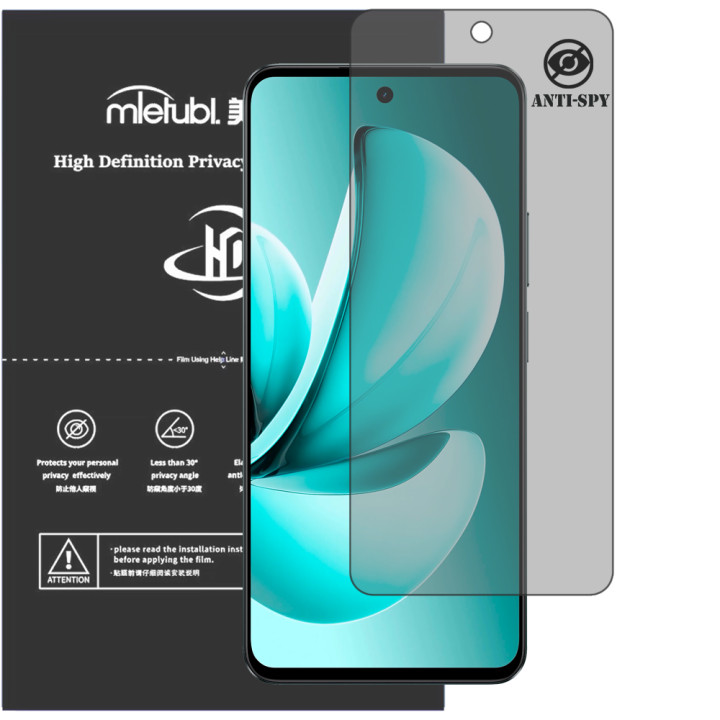 Гідрогелева плівка антишпигун Mietubl HD Privacy Screen Protector для realme C71