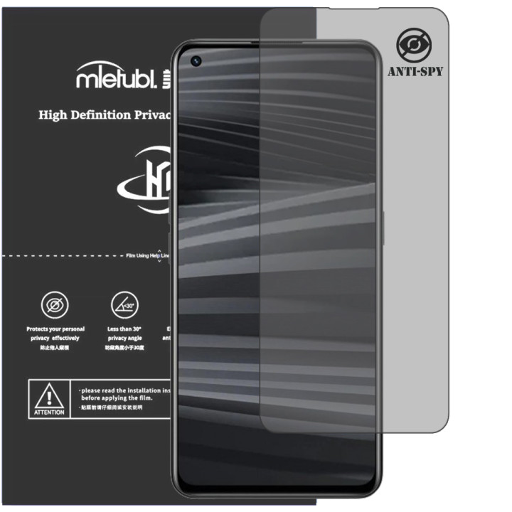 Гидрогелевая пленка антишпион Mietubl HD Privacy Screen Protector для realme GT2