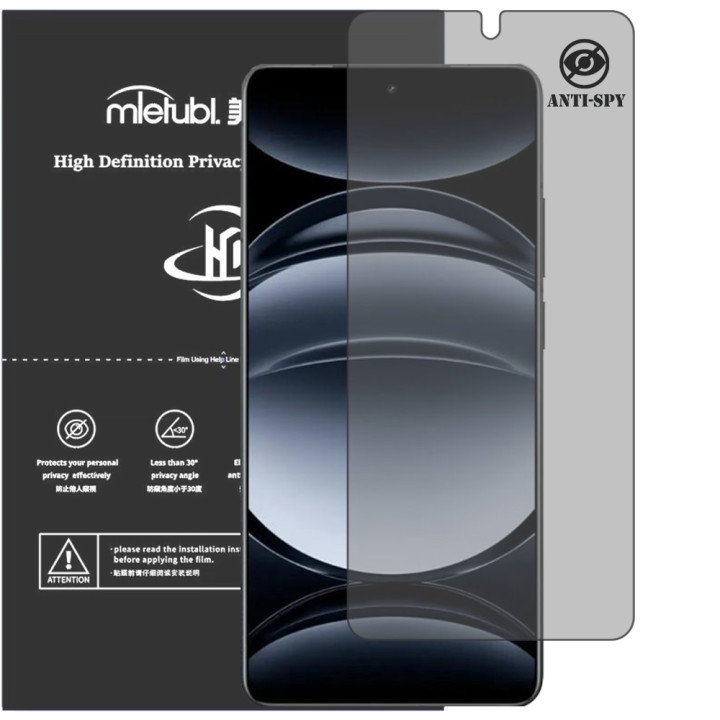 Гидрогелевая пленка антишпион Mietubl HD Privacy Screen Protector для realme GT 6