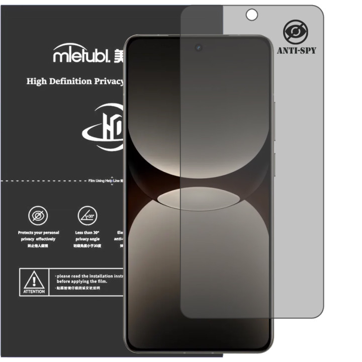 Гідрогелева плівка антишпигун Mietubl HD Privacy Screen Protector для realme GT 7 Pro