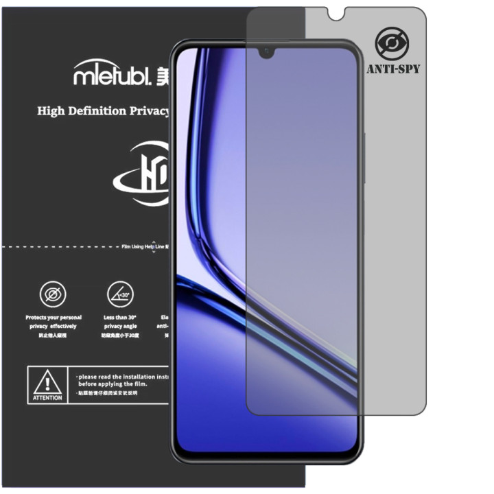 Гідрогелева плівка антишпигун Mietubl HD Privacy Screen Protector для realme Note 50