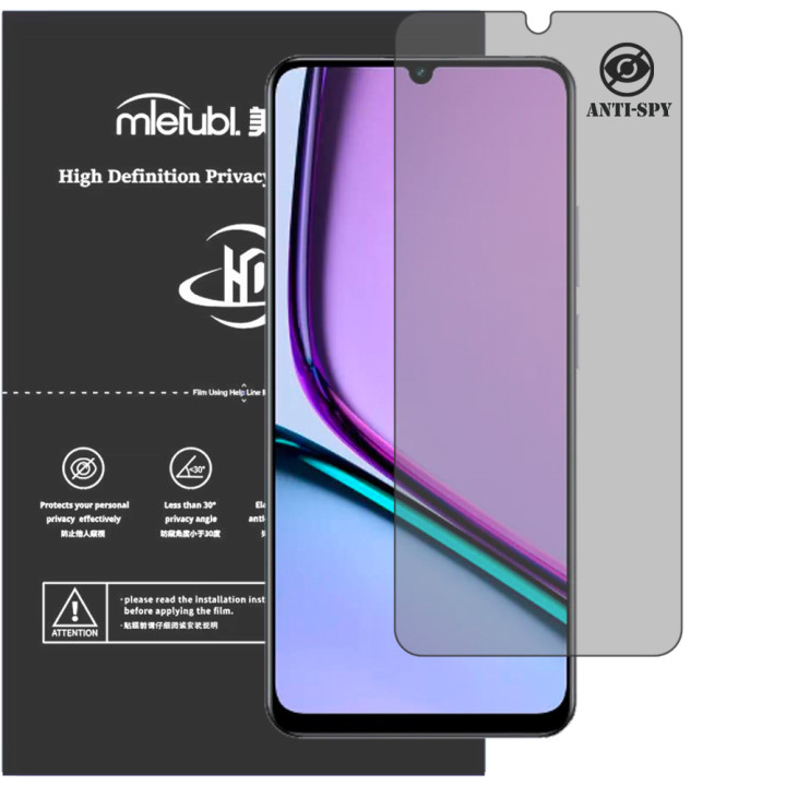 Гідрогелева плівка антишпигун Mietubl HD Privacy Screen Protector для realme Note 60