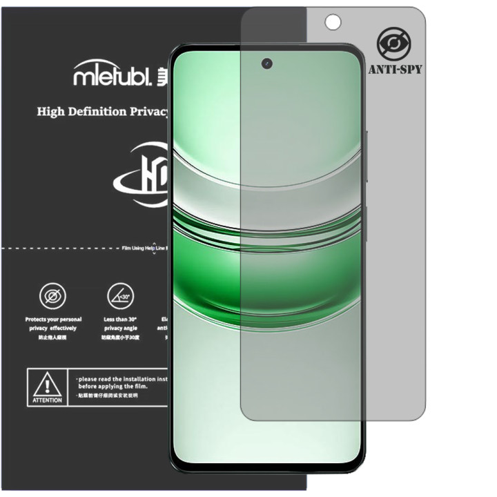 Гідрогелева плівка антишпигун Mietubl HD Privacy Screen Protector для realme P3 Lite