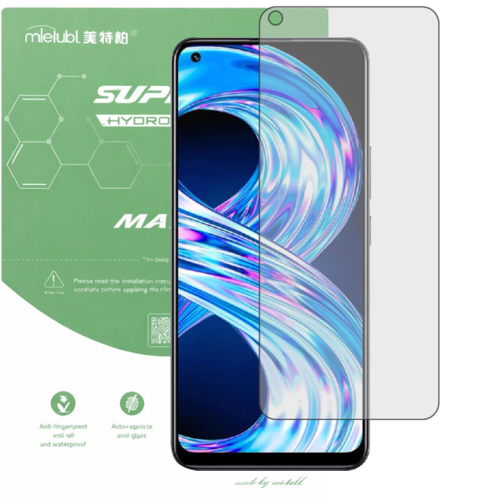 Гидрогелевая пленка матовая Mietubl Super TPU Matte для realme 8