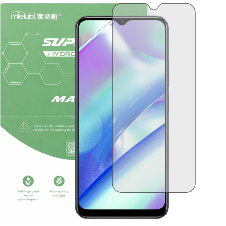 Гидрогелевая пленка матовая Mietubl Super TPU Matte для realme C33