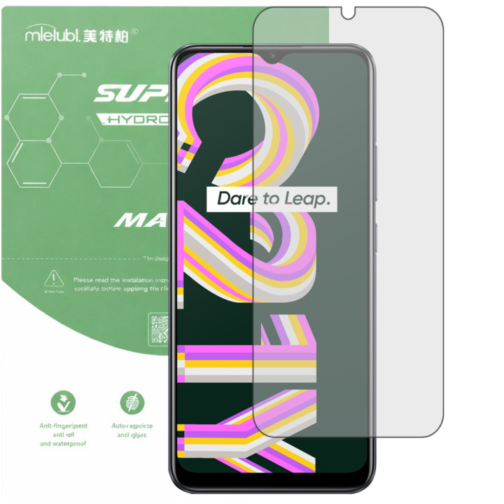 Гидрогелевая пленка матовая Mietubl Super TPU Matte для realme C21Y