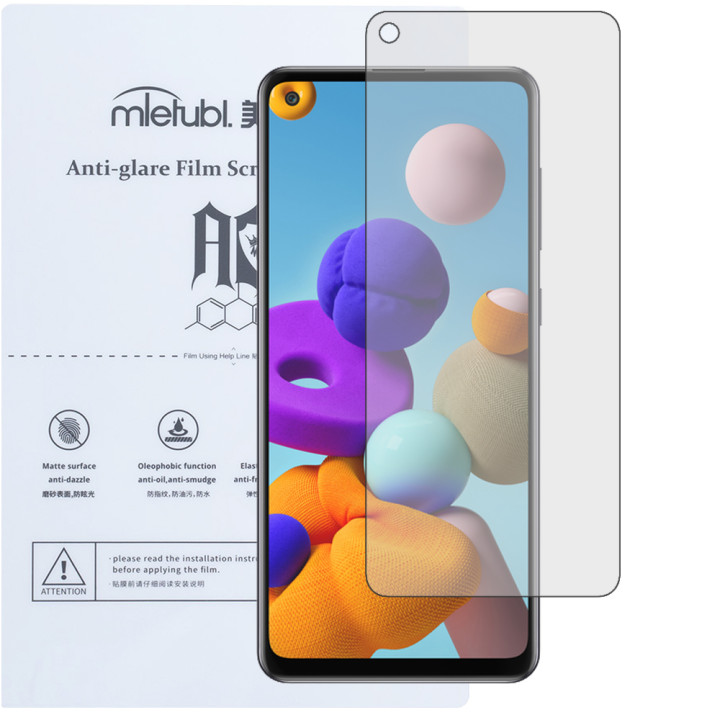 Гідрогелева плівка Mietubl Anti-Glare для Samsung Galaxy A21s Матова