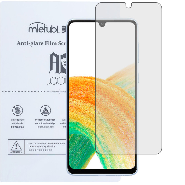 Гидрогелевая пленка Mietubl Anti-Glare для Samsung Galaxy A33 Матовая