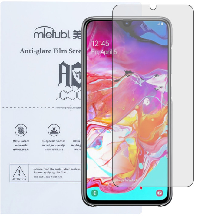 Гідрогелева плівка Mietubl Anti-Glare для Samsung Galaxy A70 Матовая