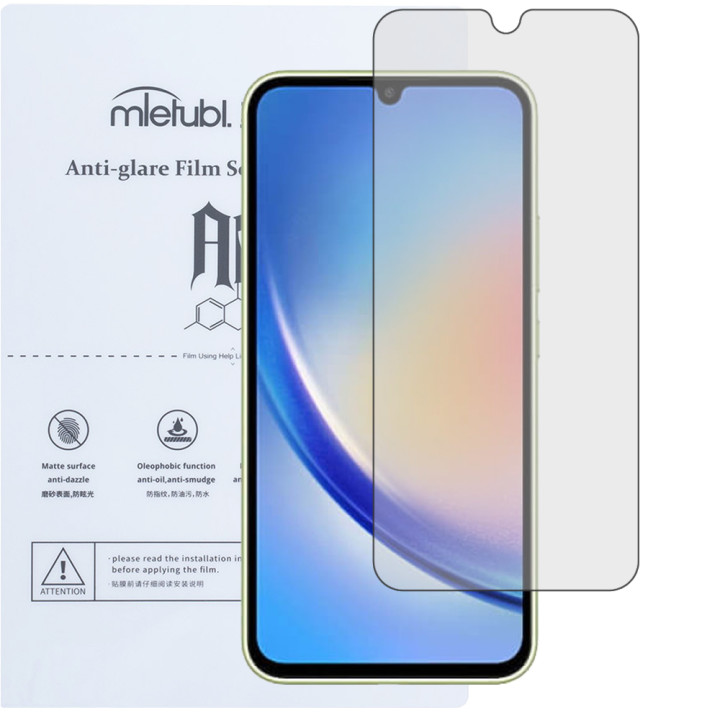 Гидрогелевая пленка Mietubl Anti-Glare для Samsung Galaxy A34 5G Матовая